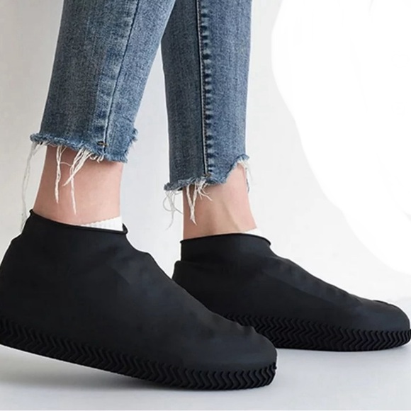 Waterproof Shoe Covers Silicone shoe cover Rainproof Skidproof Over Shoes Boots - Picture 1 of 6